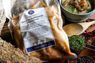Garlic Tamari Marinated Chicken Wings - Pickup at Our Kitchen - piedmont bbq